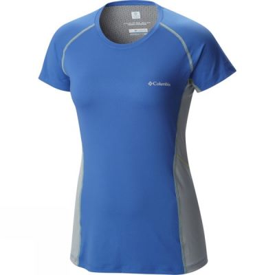 Camisa Columbia Freeze Degree III Manga Corta Mujer Moradas - Chile MLY462317